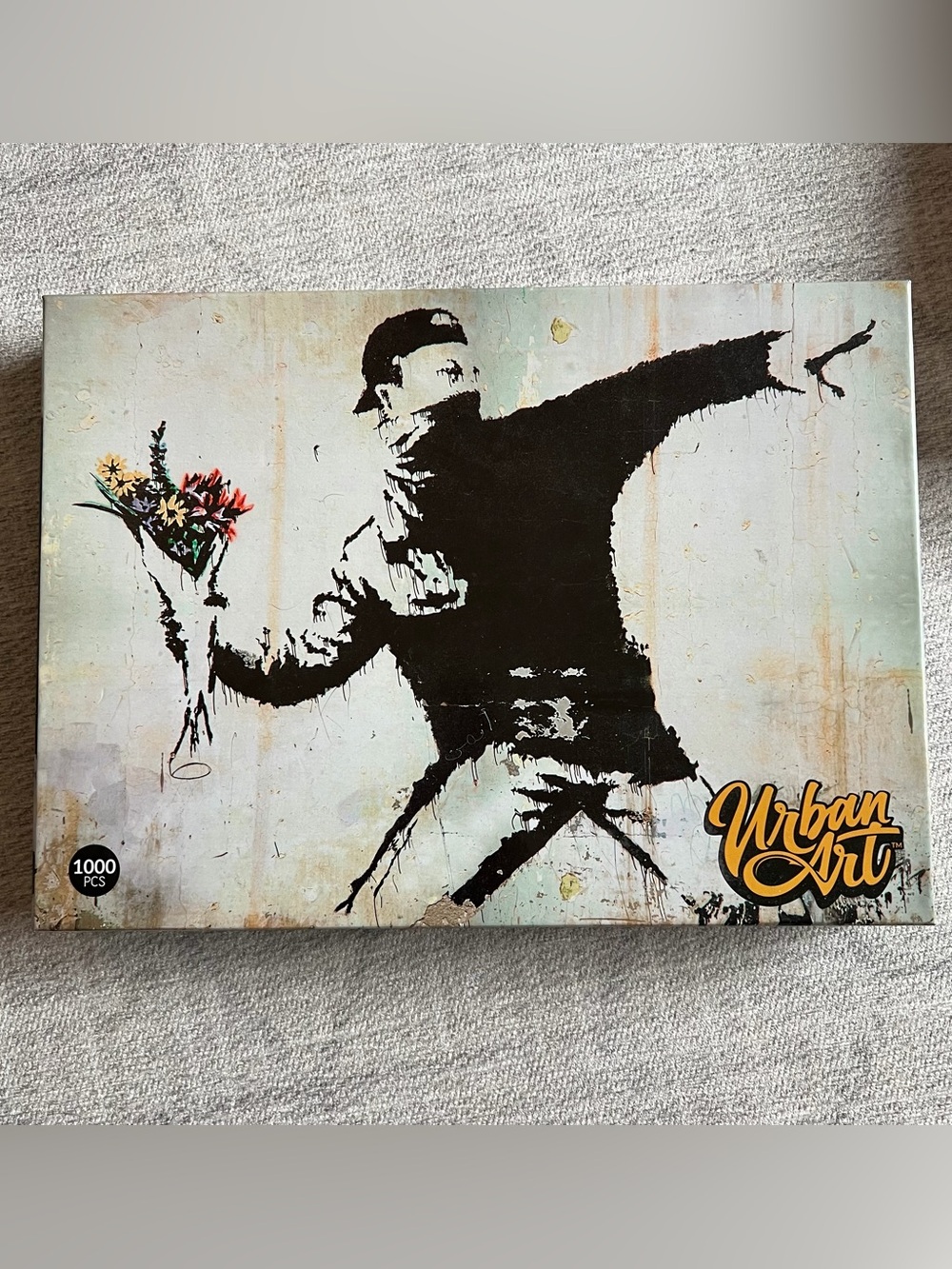 Banksy "Flower Thrower" 1000 Piece Jigsaw Puzzle Urban Art BRAND NEW